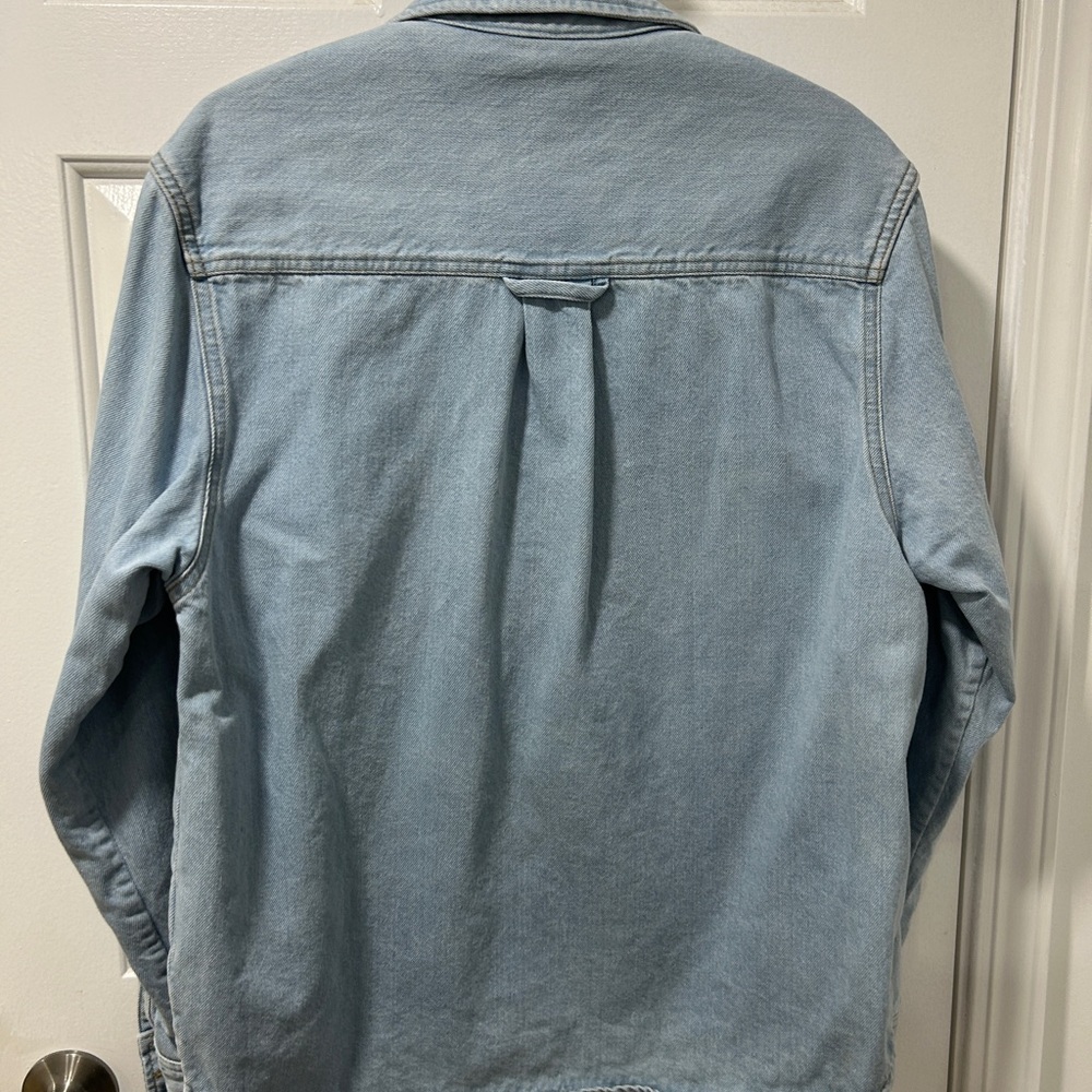 Carhartt WIP Men's Harvey Denim Blue Shirt Jacket